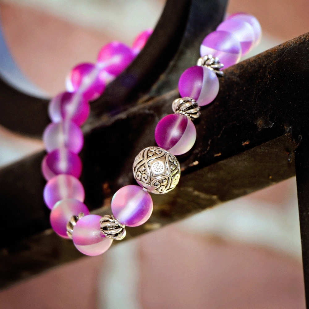 BOGO !! $6 Mermaid glass bracelet